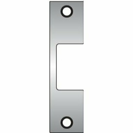 HES J Faceplate for 1006 Strike Satin Stainless Steel Finish J630